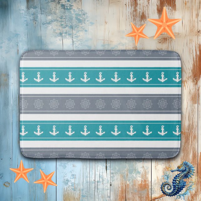 Elemente für Nautische Muster Badematte (Von Creator hochgeladen)