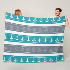 Elemente für Nautische Muster Fleecedecke