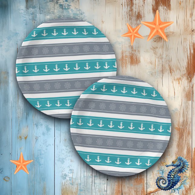 Elemente für Nautische Muster Pappteller (Von Creator hochgeladen)
