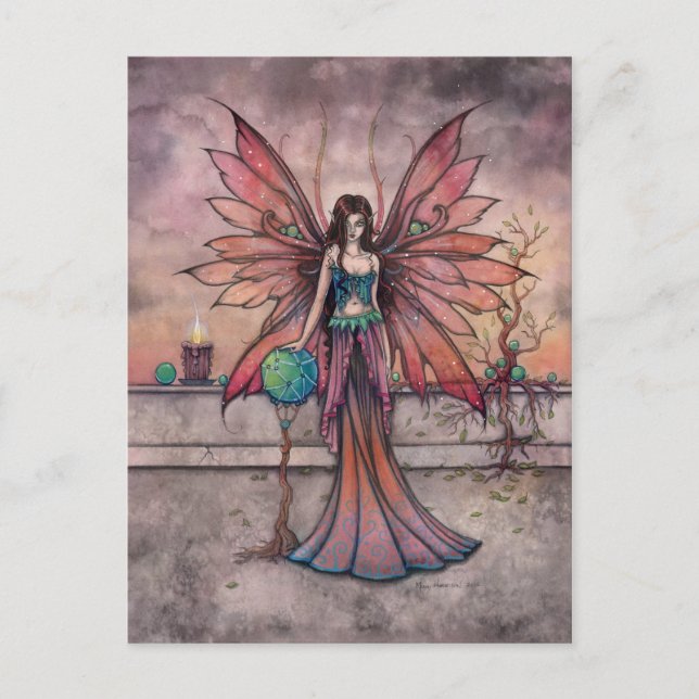 Elemente im Sync Faiasy Fantasy Art Postcard Postkarte (Vorderseite)