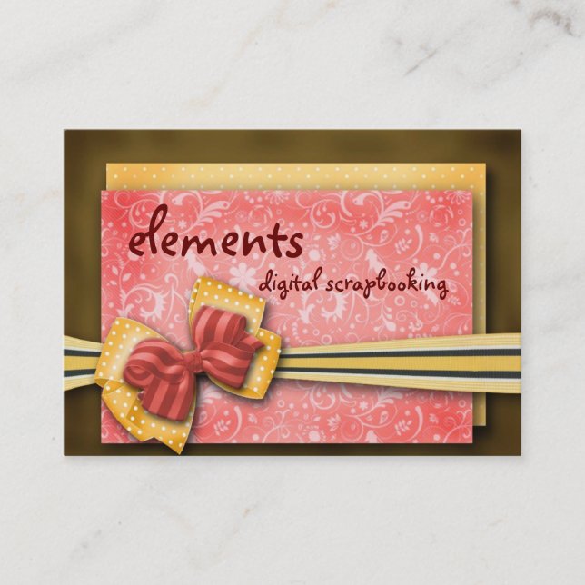 Elemente… Visitenkarte (Vorderseite)