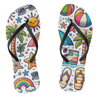 Elemente von Beach Fun Vibes Flip Flops
