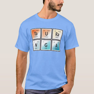 Elemente von Tauranga City Retro T-Shirt