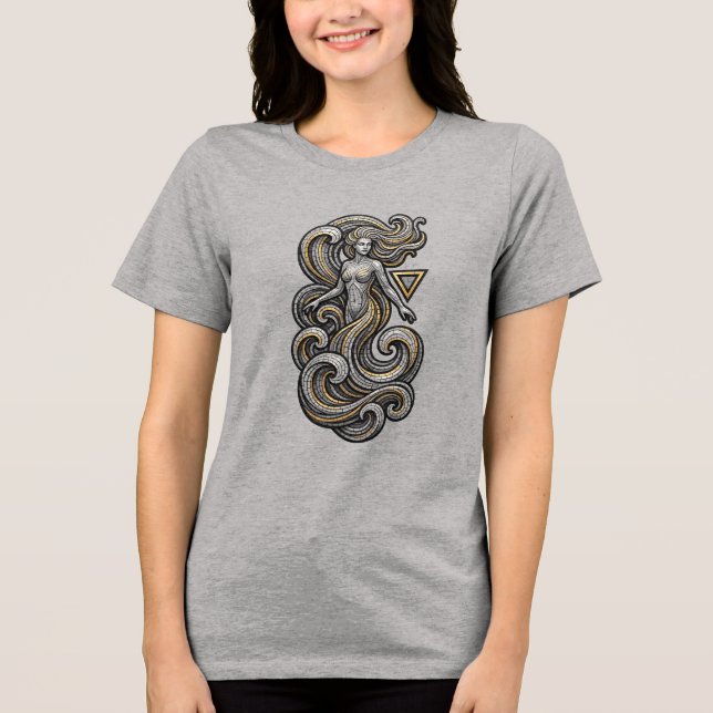 Elemento Agua Tri-Blend Shirt (Vorderseite)