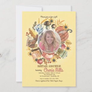 Eléments Automne Photo Invitation