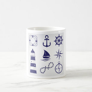 Eléments marins Café Mug