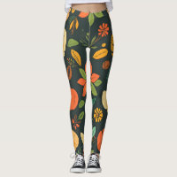 Éléments naturels vibrants Leggings - Gras Digital