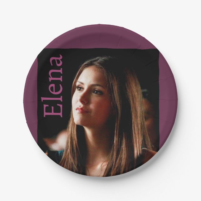 Elena Gilbert Pappteller (Vorderseite)