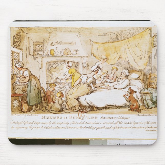 Elend des Menschenlebens: Einleitender Dialog Mousepad (Vorne)