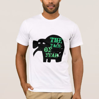 elepante, Gesicht, von, Furcht T-Shirt