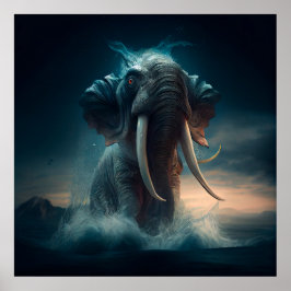 Elephan-Plakat Poster