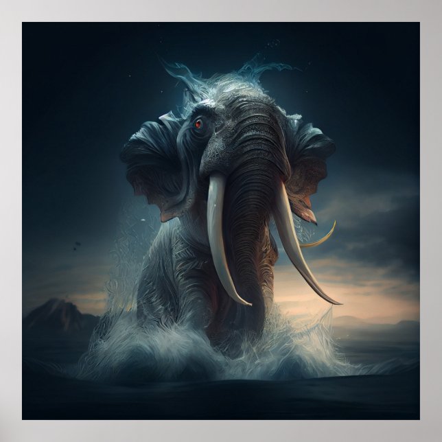 Elephan-Plakat Poster (Vorne)