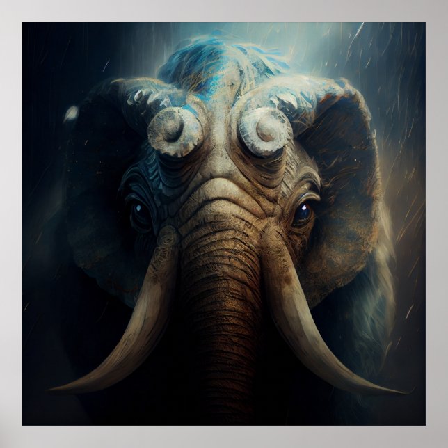 Elephan-Plakat Poster (Vorne)