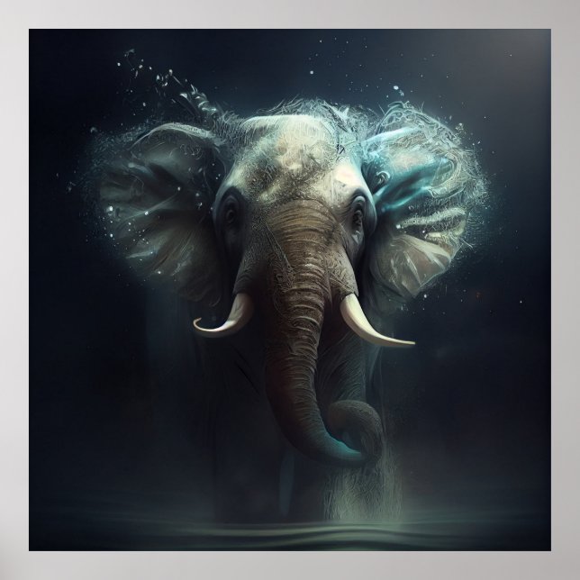 Elephan-Plakat Poster (Vorne)