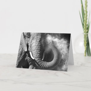 Elephant #1-Greeting card Karte