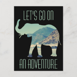 Elephant Adventure Postkarte