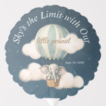 Elephant Air Balloon Baby Shownacht