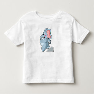 Elephant als Runner Kleinkind T-shirt