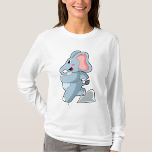 Elephant als Runner T-Shirt