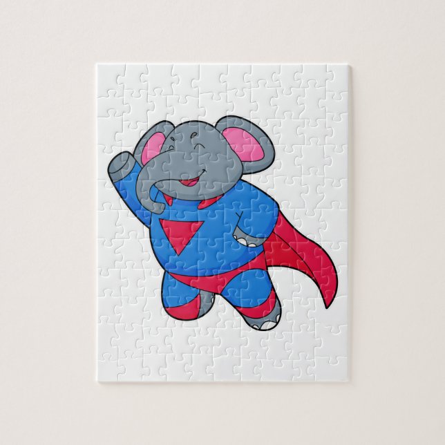Elephant als Superhero (Vertikal)