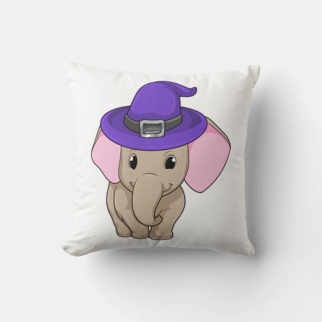 Elephant als Wizard Kissen (Vorderseite)