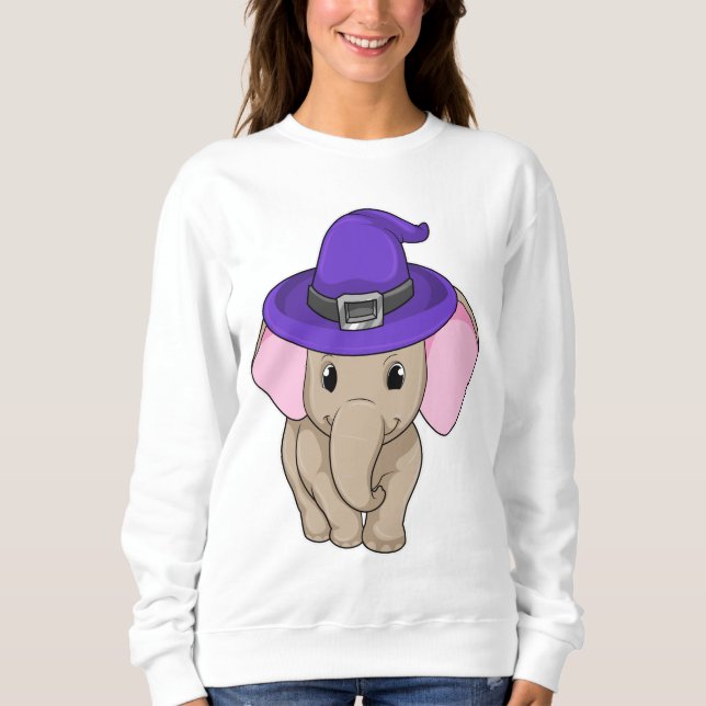 Elephant als Wizard Sweatshirt (Vorderseite)