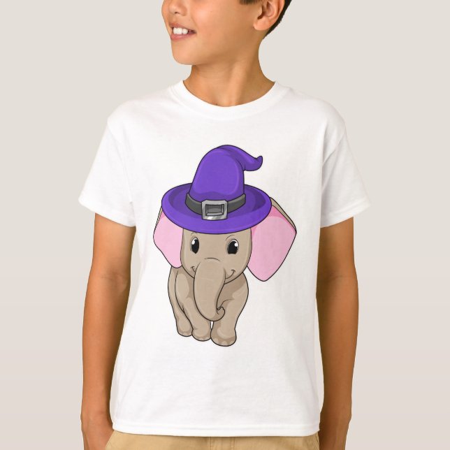 Elephant als Wizard T-Shirt (Vorderseite)