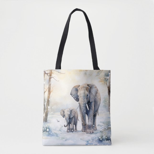 Elephant and Baby Tasche (Vorderseite)