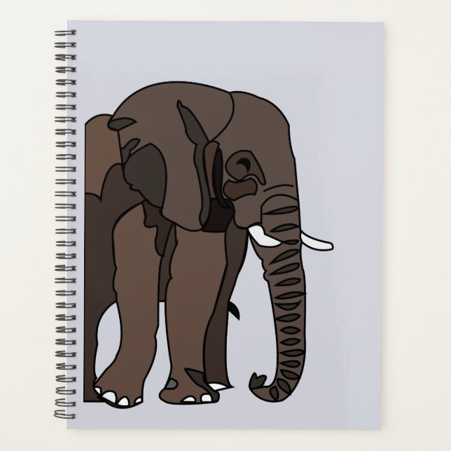 Elephant Animal Art Planer (Vorderseite)