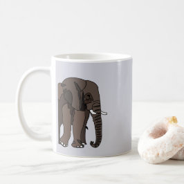 Elephant Animal Elephant Kaffeetasse