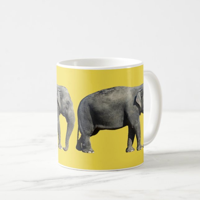 Elephant anpassen kaffeetasse (VorderseiteRechts)