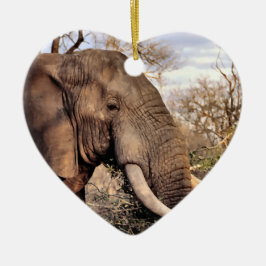 Elephant Art Wildlife Keramikornament