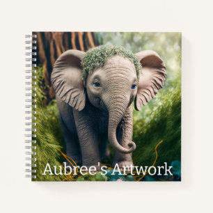 Elephant Artwork Notizbuch