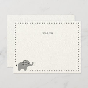 Elephant Baby Dusche Danke Note Card Mitteilungskarte