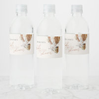 Elephant Baby Dusche Wasserflasche Etikett