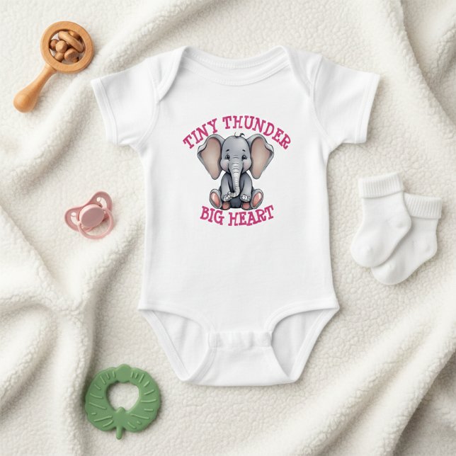 Elephant Baby Jersey Bodysuit Strampler (Von Creator hochgeladen)
