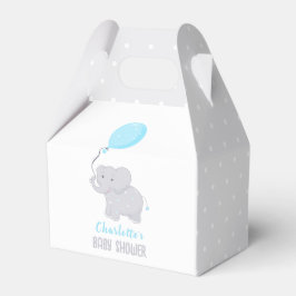 Elephant Baby Shower Boy Niedlich Favor Box Geschenkschachtel