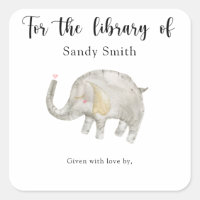 Elephant Baby Shower Buchzeichen, Babybücher