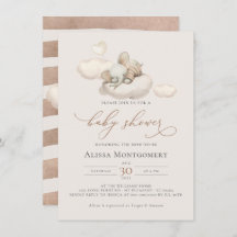 Elephant Baby Shower Einladung