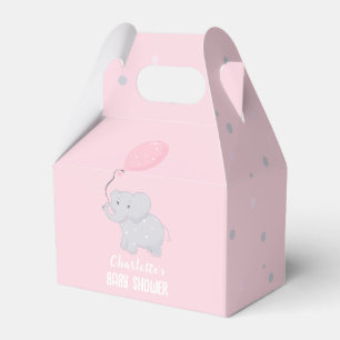 Elephant Baby Shower Girl Niedlich Favor Box Geschenkschachtel
