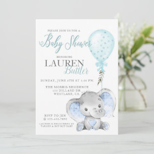 ELEPHANT, BABY SHOWER, JUGENDUSCHE, SEIN JUNGE