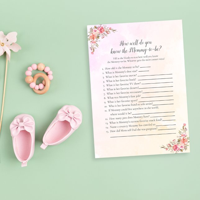 Elephant Baby Shower kennt Mommy Best Game Einladung (Von Creator hochgeladen)