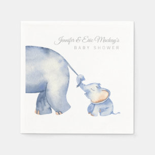 Elephant Baby Shower Serviette