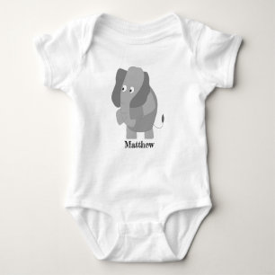 Elephant Baby Strampler