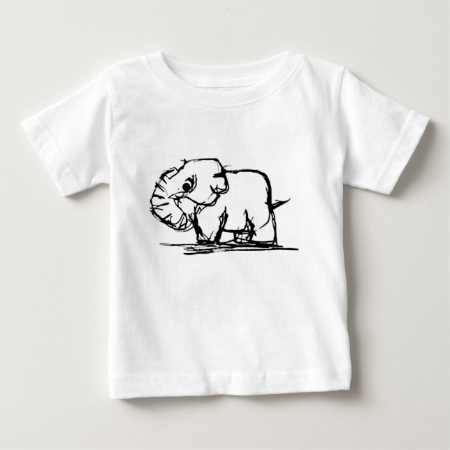 Elephant Baby T-shirt (Vorderseite)