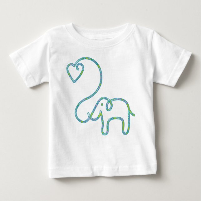 ELEPHANT BABY T-SHIRT (Vorderseite)
