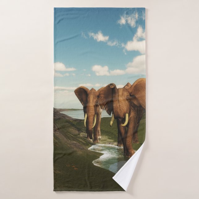 Elephant Badhandtuch Set (Badehandtuch)