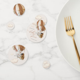 Eléphant Balloon Baby shower Confetti