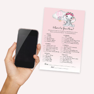 Elephant Balloon Was ist auf Ihrem Telefon Baby Ga
