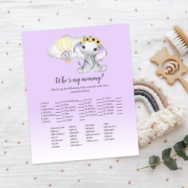 Elephant Balloon Who is My Mommy Lila Baby Game (Von Creator hochgeladen)